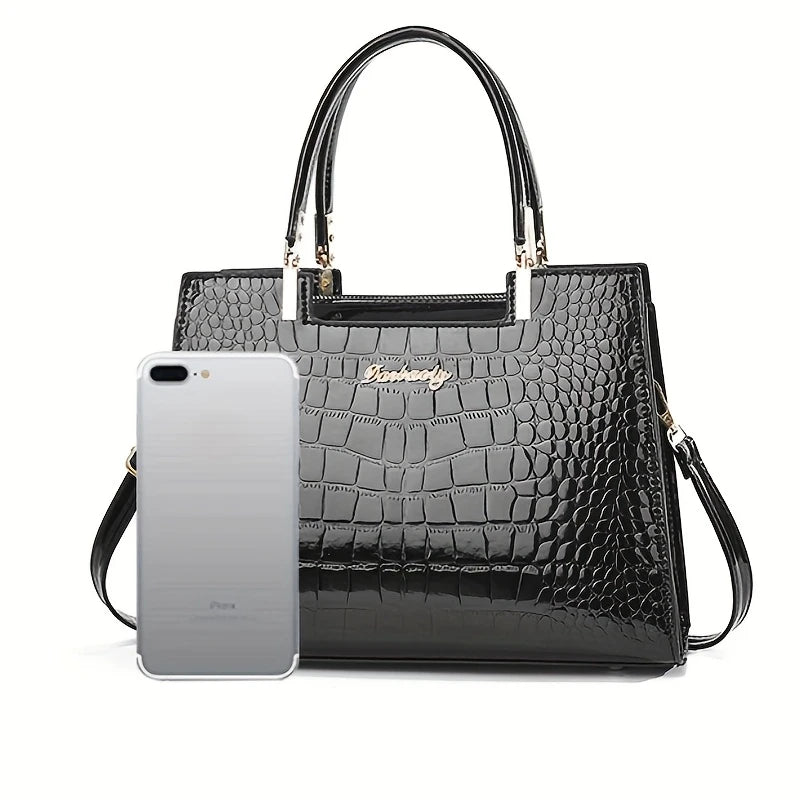 Alligator Print Women's  Shoulder Bag