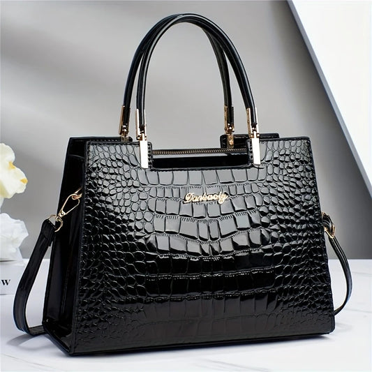 Alligator Print Women's  Shoulder Bag