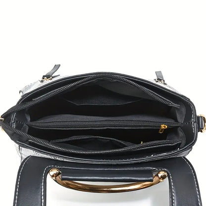 Elegant Floral Print Women'S Handbag