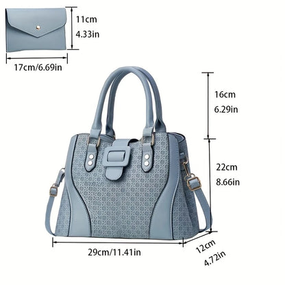 fashionable two-piece women's handbag